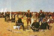 A Cavalryman's Breakfast on the Plains Frederick Remington